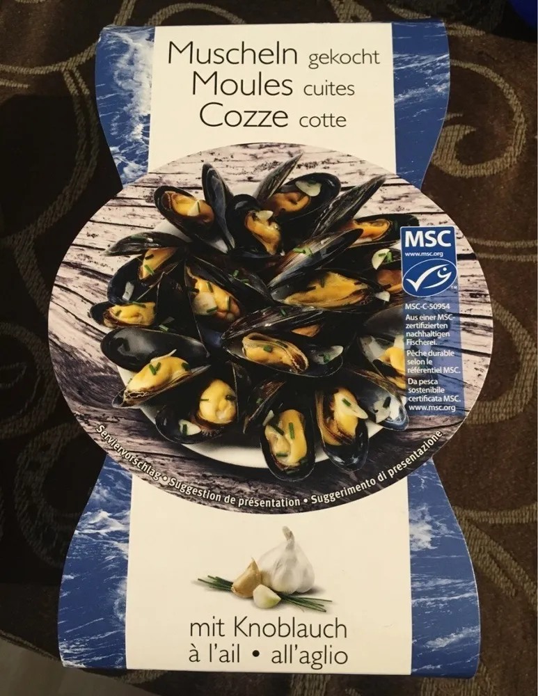 Moules Cuites à l'ail