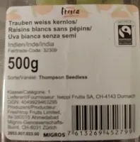 Raisins blancs sans pépins