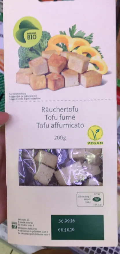 Tofu fumé