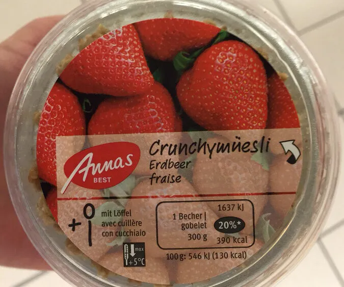 Annas Best Crunchymüesli Strawberry