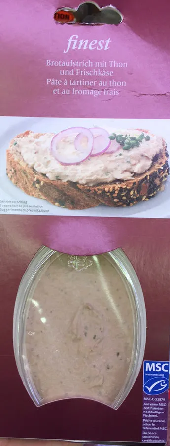 Pâte à tartiner au thon et au fromage frais