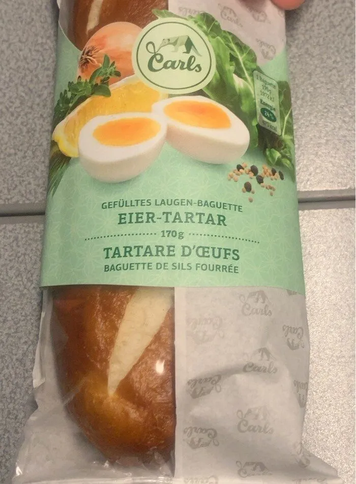 Baguette de Sils fourrée tartare d’oeufs