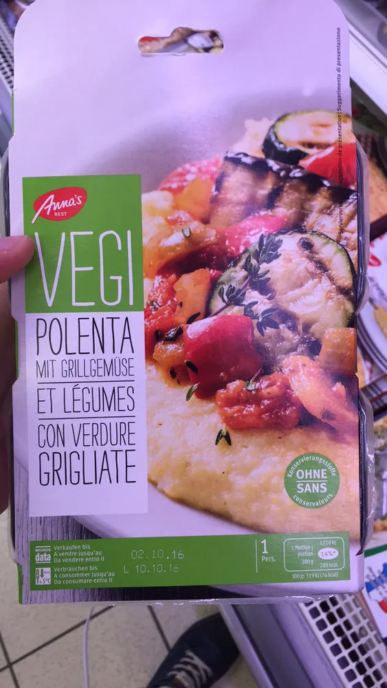 Polenta et légumes