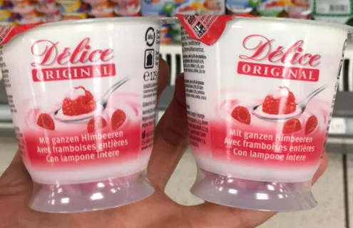 Délice Original avec framboises Entières