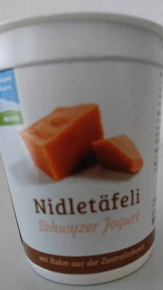 Nidletäfeli Schwyzer Joghurt
