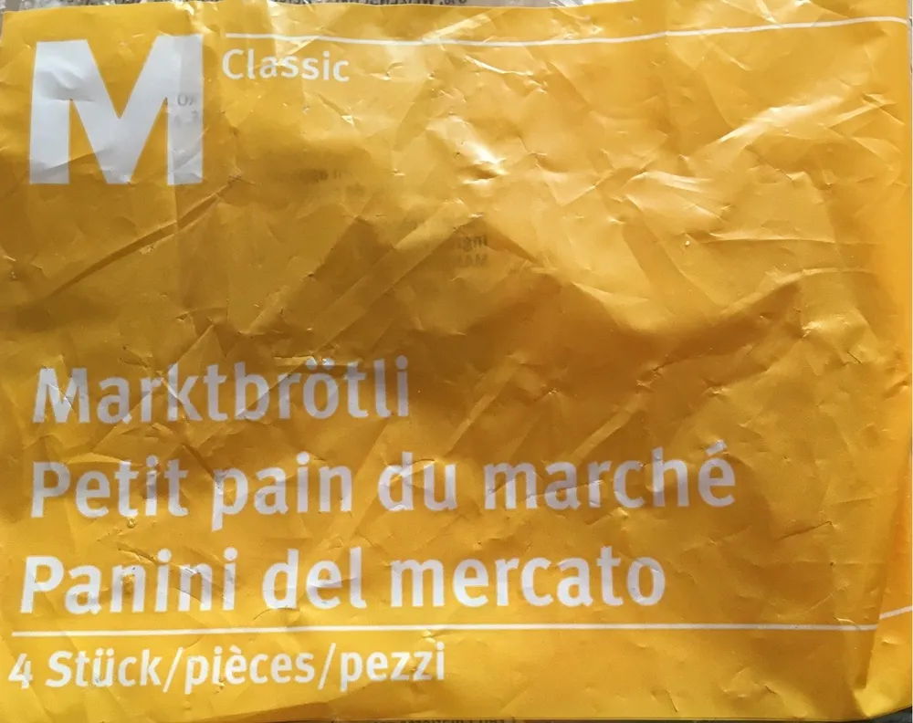 Petit pain du marché