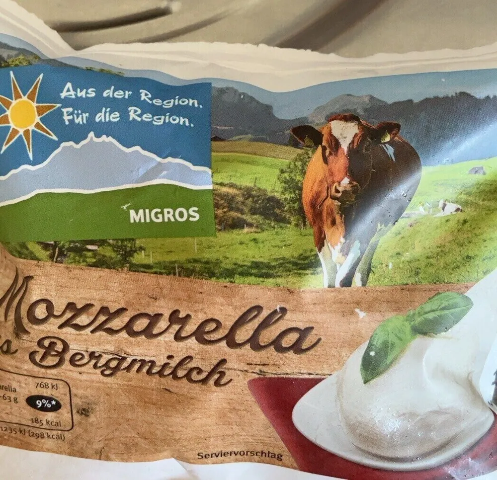Mozzarella aus Bergmilch