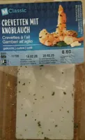 Crevettes à l'ail cuites