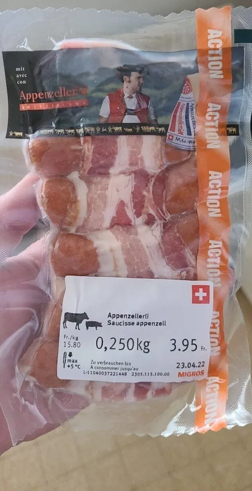 Saucisses appenzell