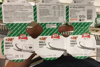 Yogourt sucré avec vanille