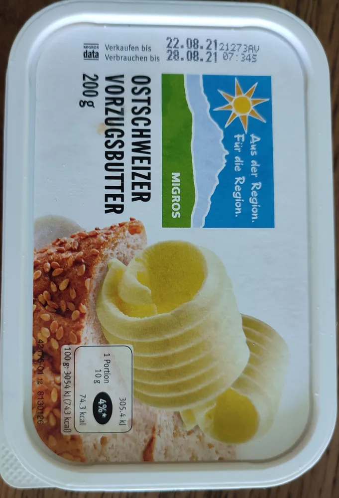 Ostschweizer Vorzugsbutter