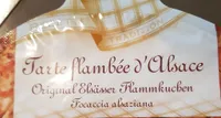 Tarte flambée d'Alsace