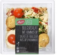 Salade de boulgour avec dip de hoummous