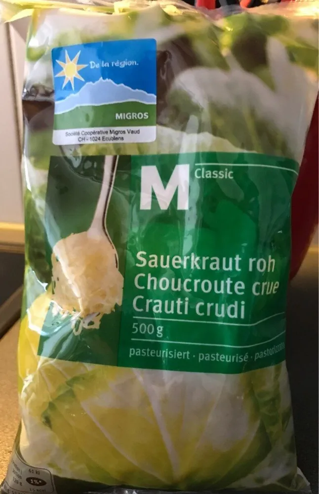 Sauerkraut roh | Choucroute crue | Crauti crudi