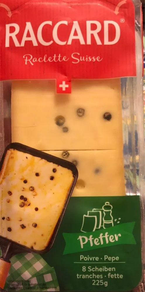 Raclette suisse poivre
