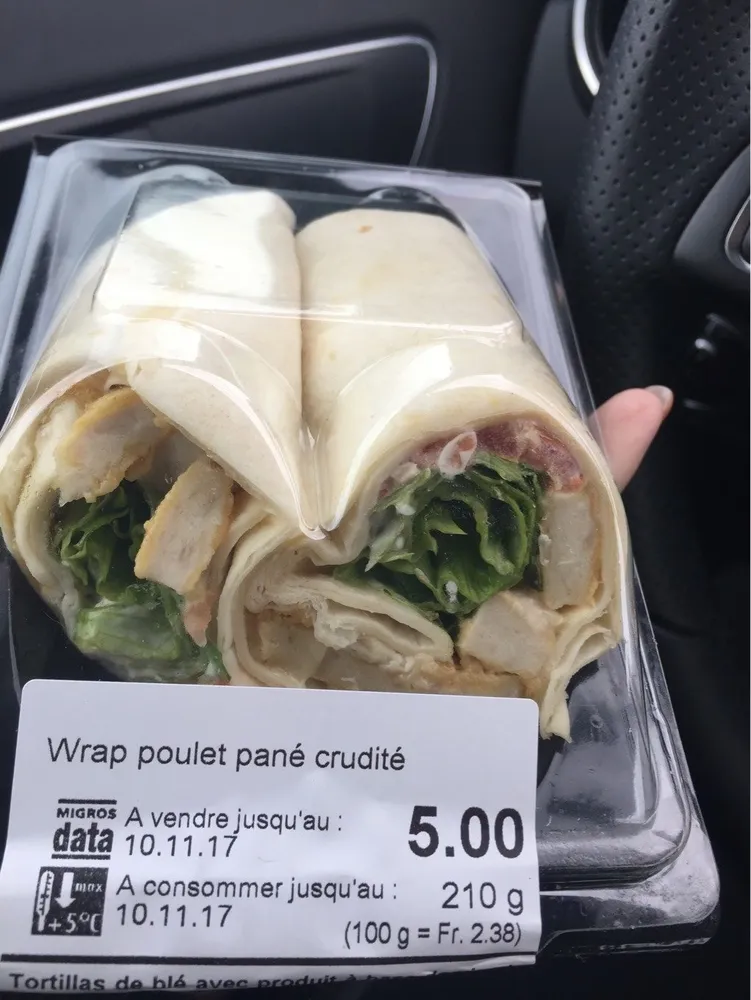 Wtap poulet pané crudité