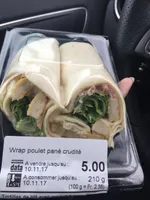 Wtap poulet pané crudité