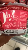 Yogurt Greek Syle Framboise-Grenade
