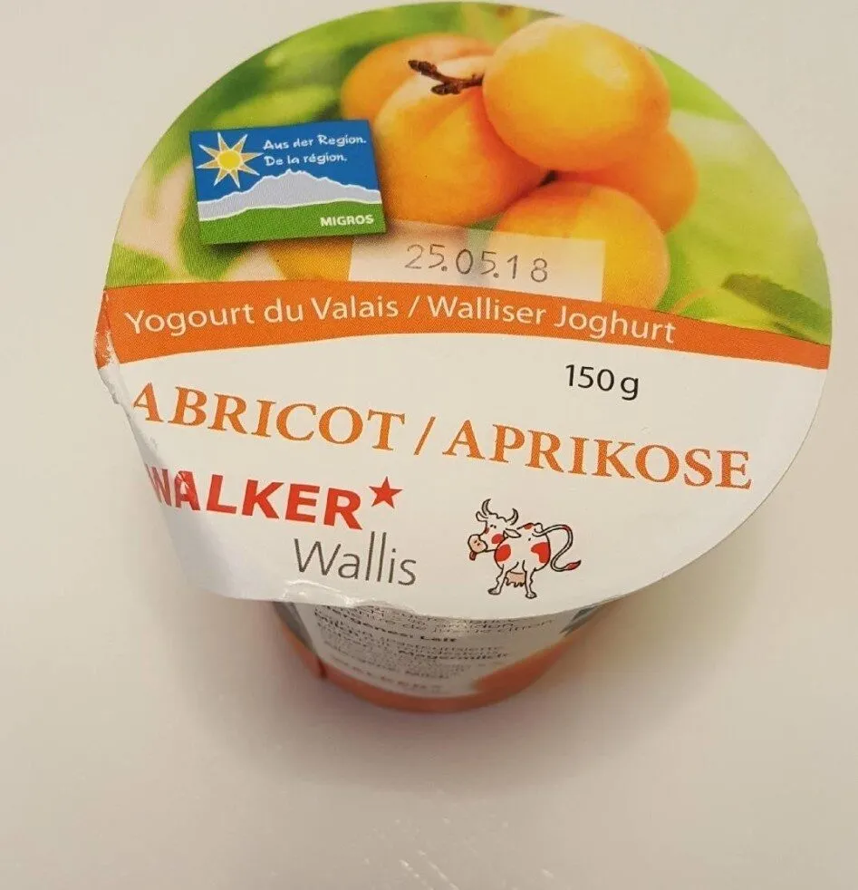 Yogourt  abricot du Valais
