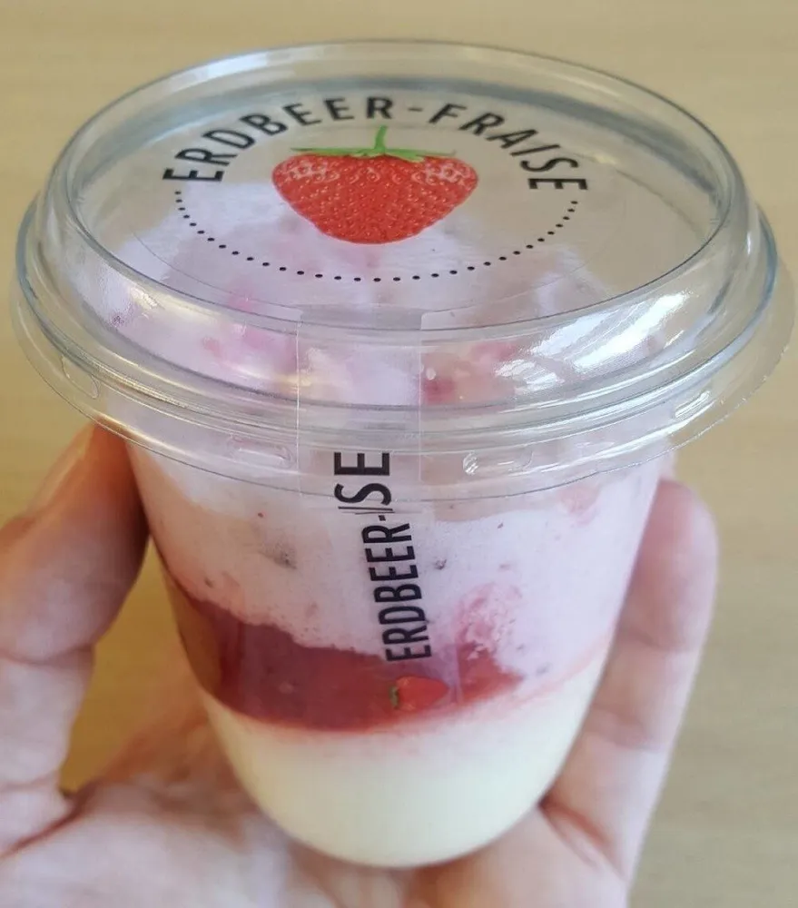 Verrine de fraises