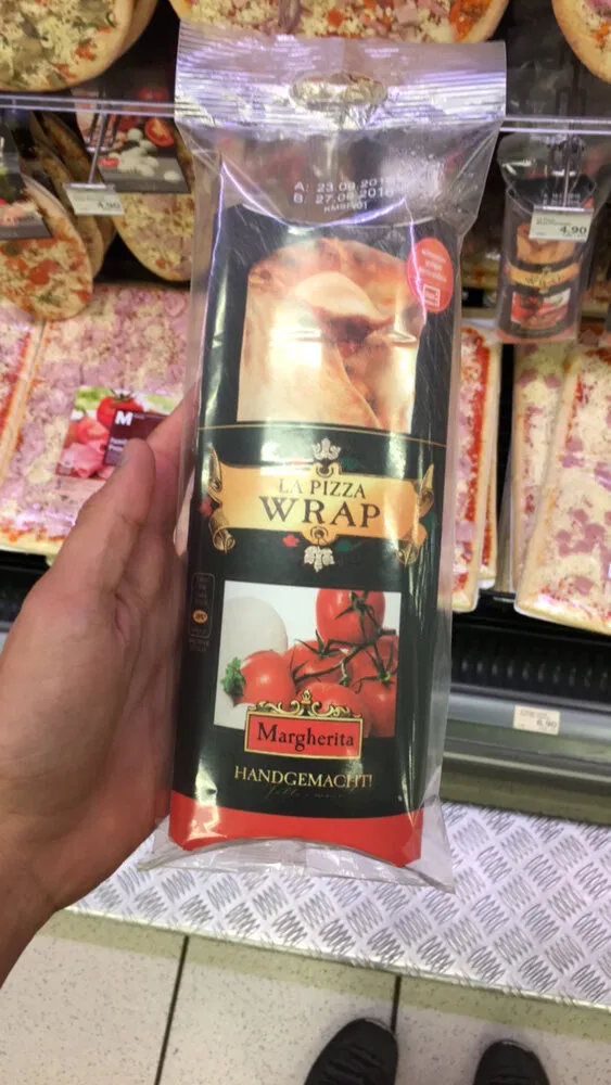Pizza wrap margherita