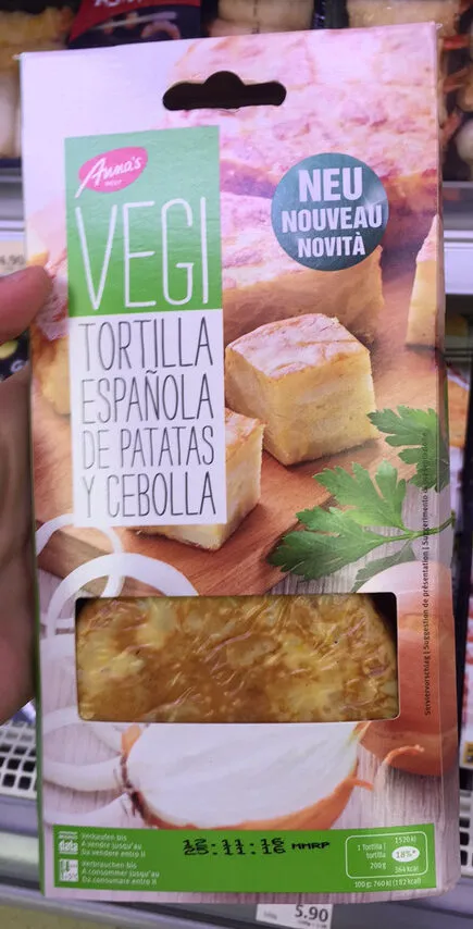 Tortilla Española de patatas y cebolla