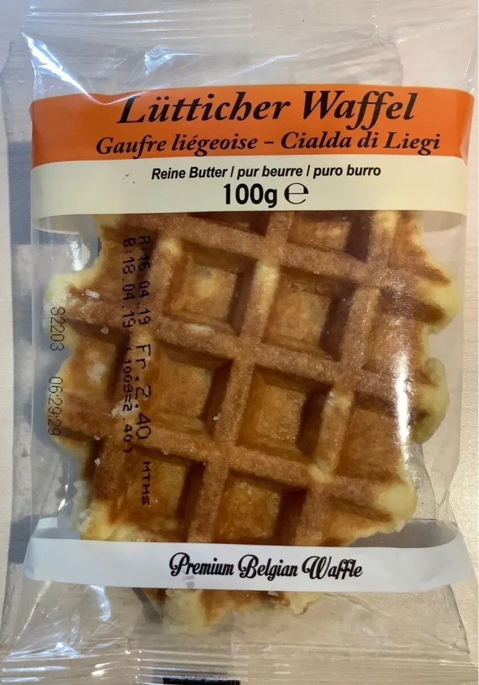 Gaufre liégeoise pur beurre