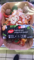 Rigatoni con polpette di manzo
