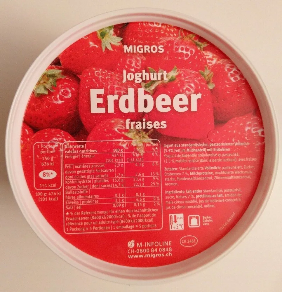Joghurt Erdbeer