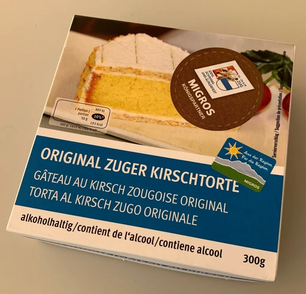 Original Zuger Kirschtorte