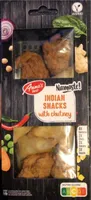 Indian snacks with chutney