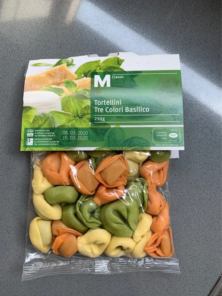 Tortellini Tre Colori Basilico