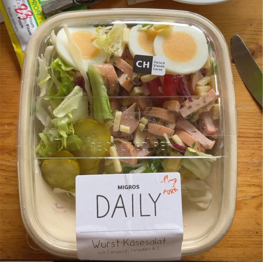 Wurst- Käsesalat