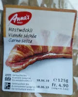Croissant de sils viande séchée