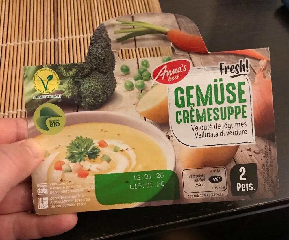 Velouté de légumes