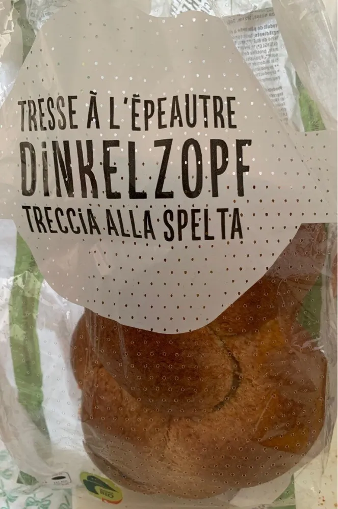Pain tressé à l'épeautre Dinkelzopf