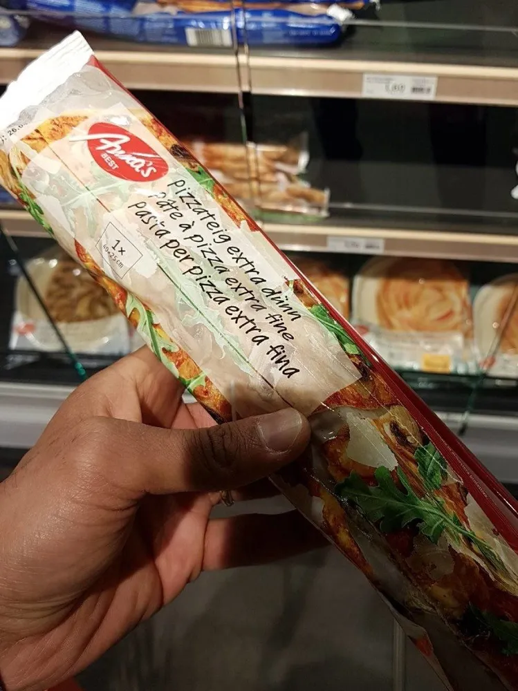 Pâte à pizza extra fine