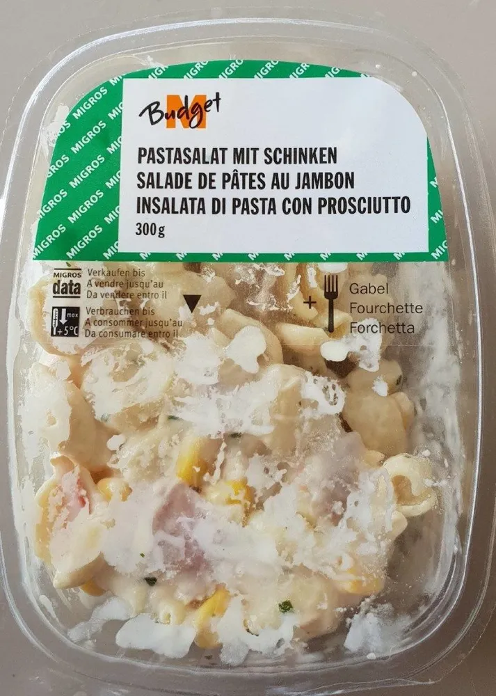 Salade de pâtes au jambon MBudget