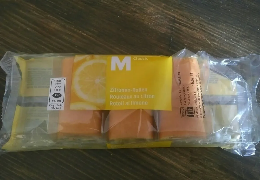 Rouleaux au citron
