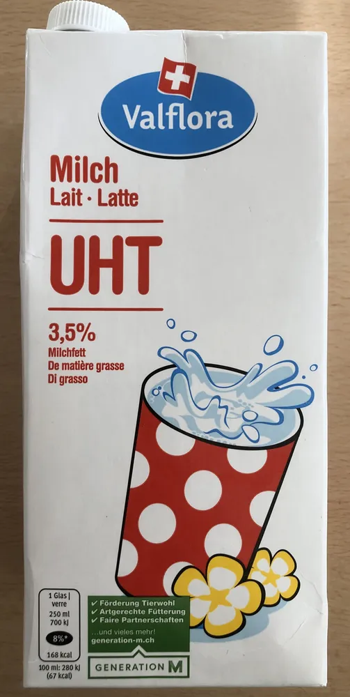 Lait entier UHT