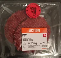 Hamburger de boeuf suisse