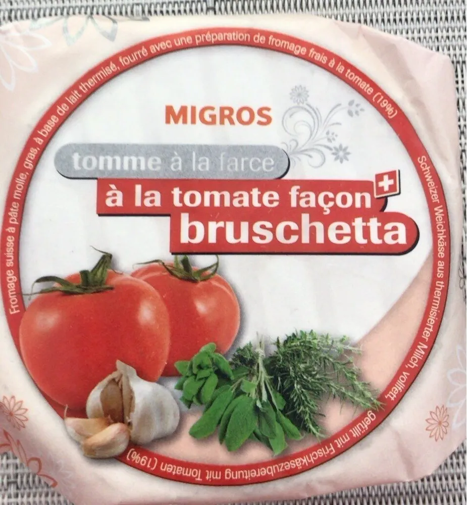 Tomme a la farce a la tomate