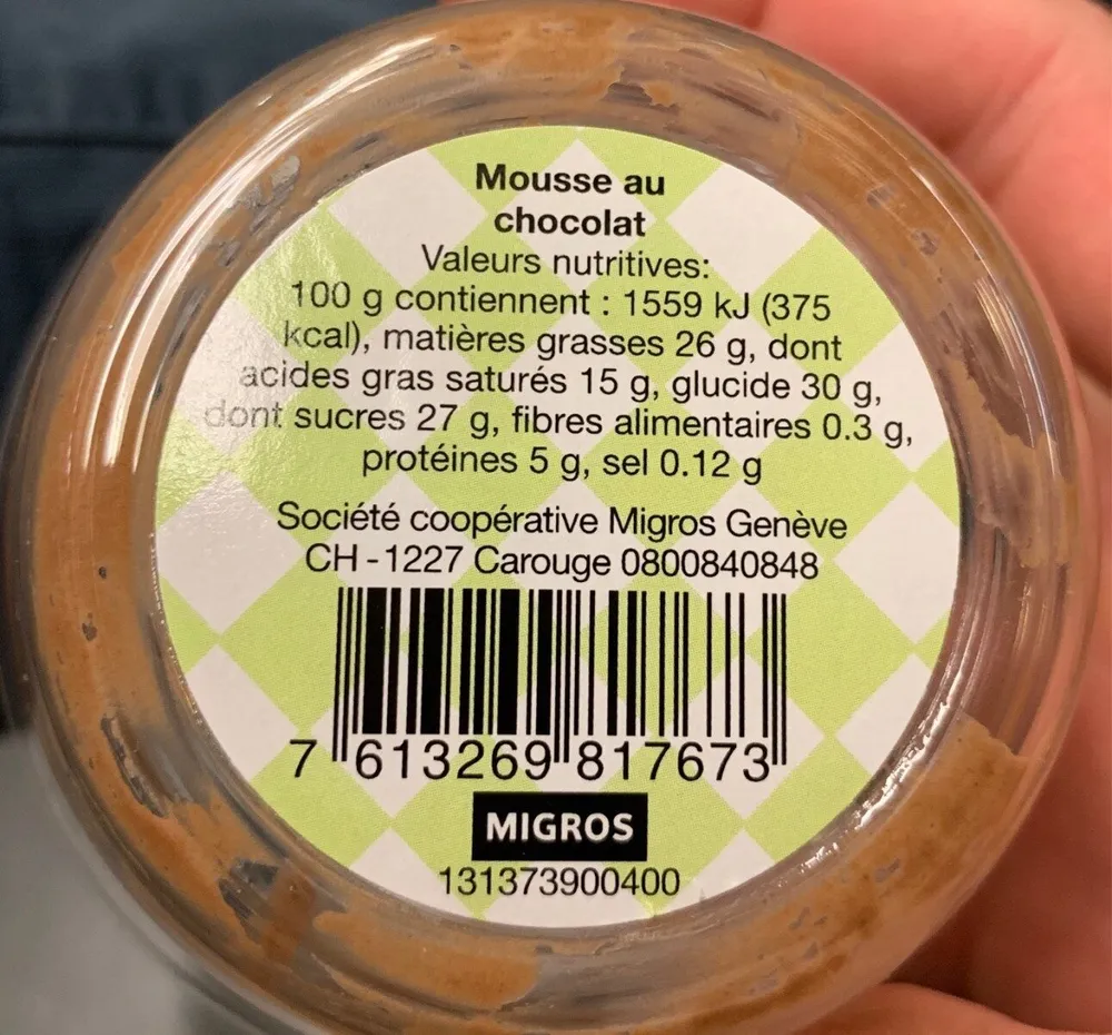 Mousse chocolat