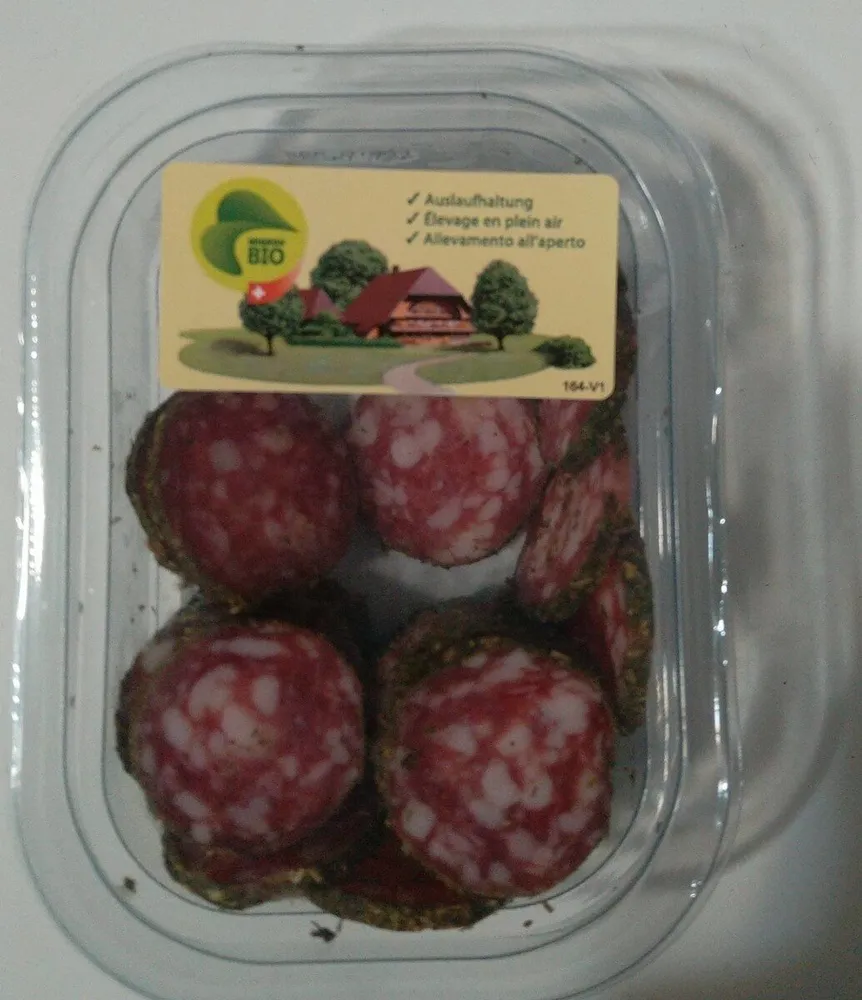 Apéro Bio Kräuter salami