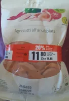 Bio Agnolotti all'arrabbiata