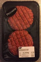 Beefsteak haché piccante