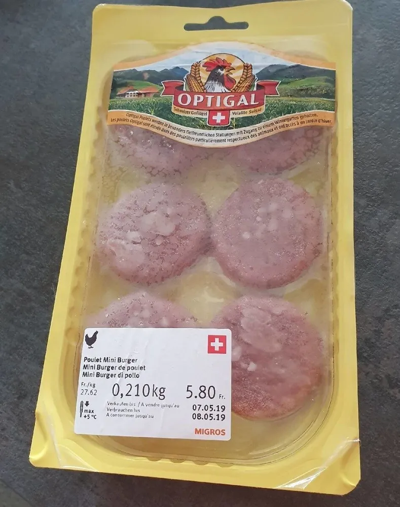 Poulet mini burger