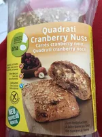 Carrés cranberry noix aha!
