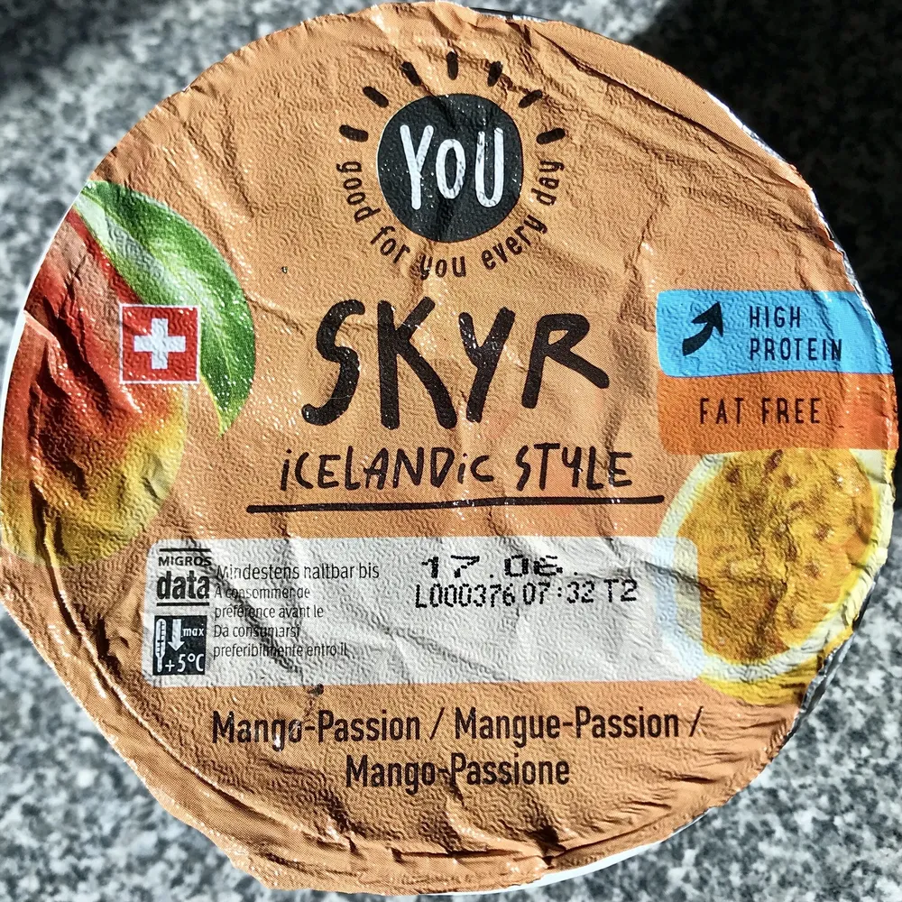 Skyr Icelandic Style , Mangue-Passion