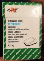 Chewing-gum pepermint